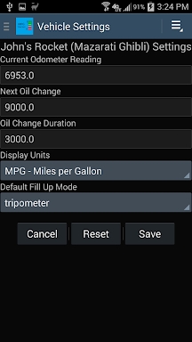 MPG Tracker screenshots