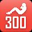 300 sit-ups abs workout. Be Stronger icon
