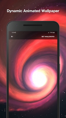 Spiral Galaxy Live Wallpaper screenshots