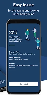 Covid Alert DE screenshots