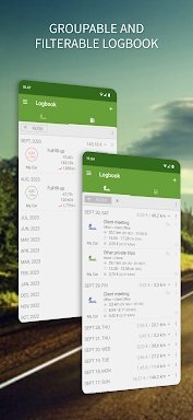 Vehicle Trip Logbook Tracker screenshots