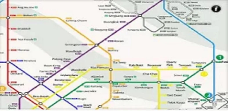 Singapore MRT Route screenshots