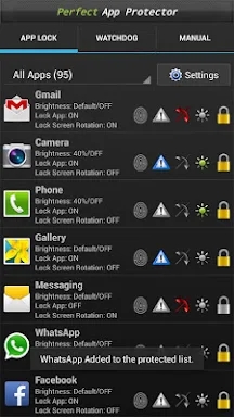 Perfect AppLock(App Protector) screenshots