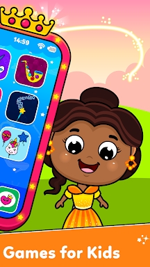 Timpy Baby Princess Phone Game screenshots