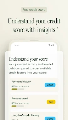 Spruce - Mobile banking screenshots