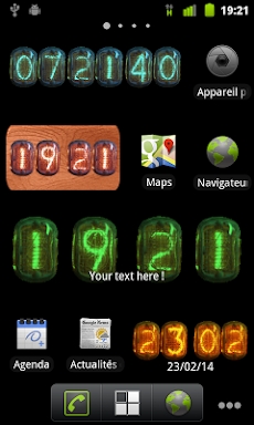 Nixie Clock Widget screenshots