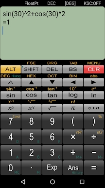Panecal Scientific Calculator screenshots