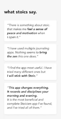 stoic. mental health training. screenshots
