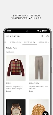 MR PORTER: Shop men’s fashion screenshots