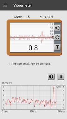 Vibration Meter screenshots