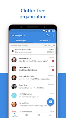 SMS Organizer screenshots