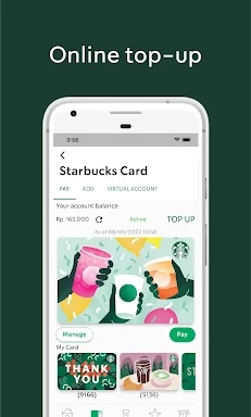 Starbucks Indonesia screenshots