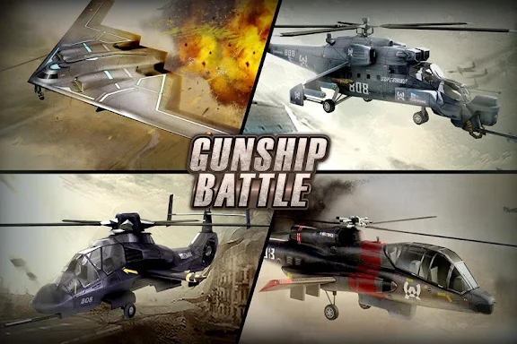 GUNSHIP BATTLE: Helicopter 3D screenshots