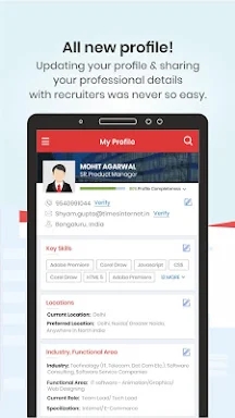 TimesJobs Job Search App screenshots