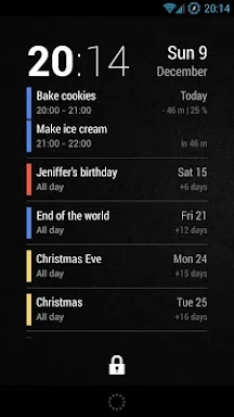 Neat Calendar Widget screenshots