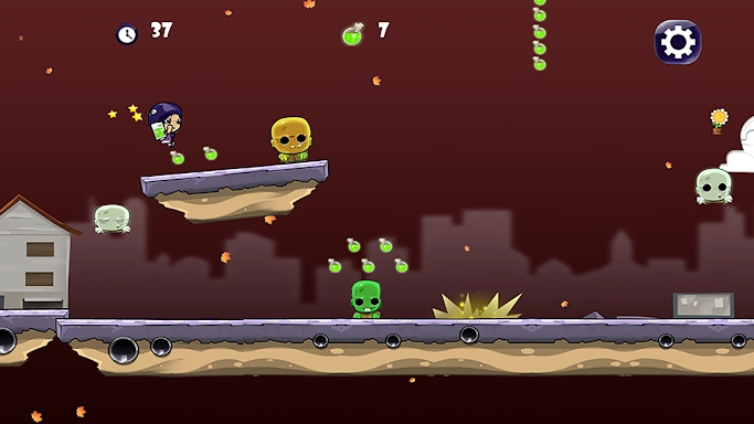 Girl vs Zombie Run Game screenshots