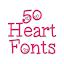 Hearts Fonts Message Maker icon