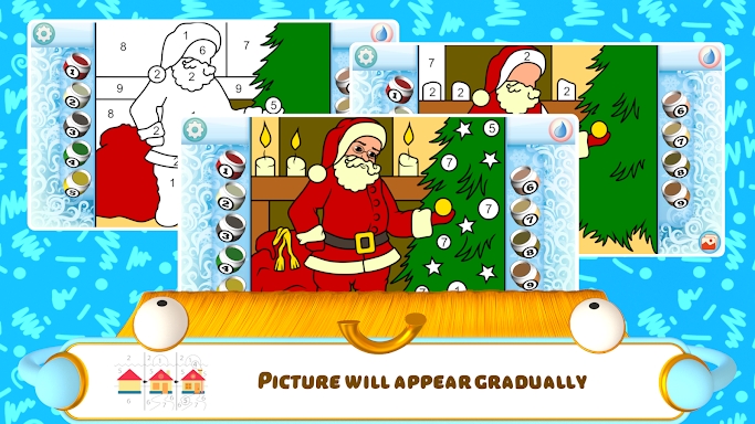 Color by Numbers - Christmas screenshots