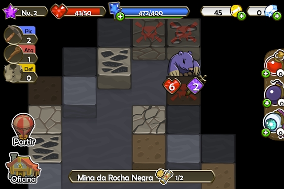 Mine Quest: Battle Dungeon RPG screenshots