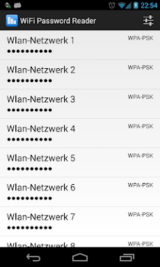 WiFi Password Reader screenshots
