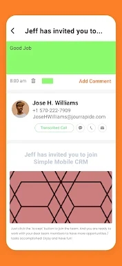 Simple Mobile CRM screenshots