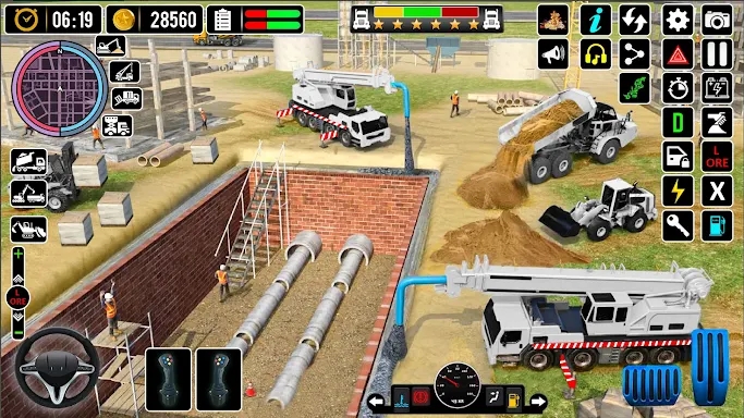 Snow Excavator Simulator Game screenshots