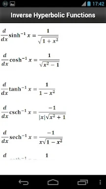 Calculus Formulas screenshots
