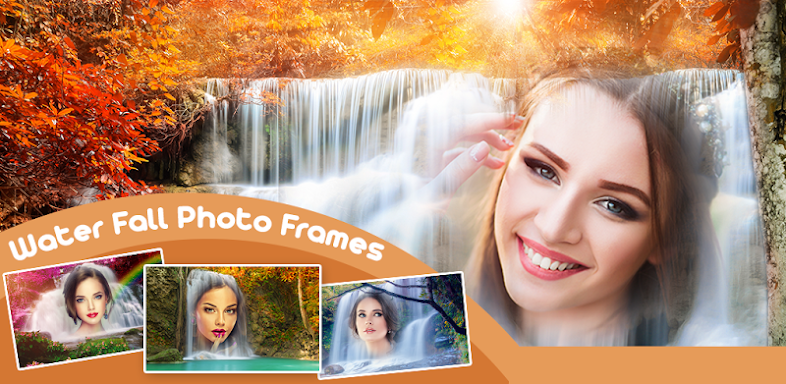 Photo Editor & Photo Frames: Water fall Background screenshots