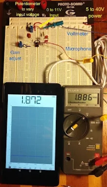 Mobile Science - DCVoltmeter screenshots