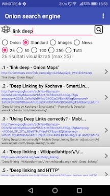 Onion Search Engine screenshots