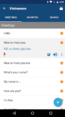 Learn Vietnamese Phrases screenshots