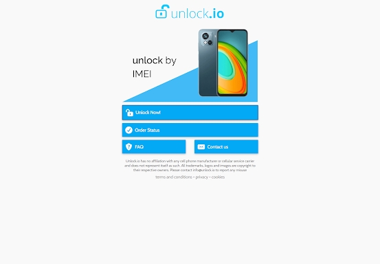 Device SIM Unlock phone screenshots