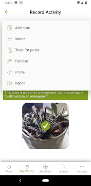 Succulent Tracker screenshots