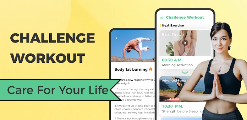 Challenge: Workout & Relax screenshots
