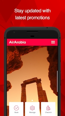 Air Arabia (official app) screenshots