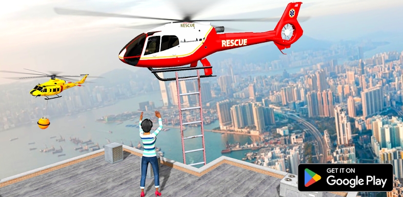 Helicopter Rescue Car Games screenshots