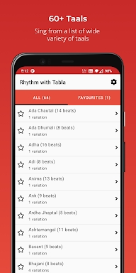 Rhythm with Tabla & Tanpura screenshots