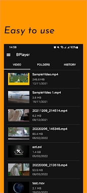 B Player screenshots
