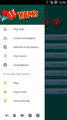 Yatzy - dice game - multi-play screenshots