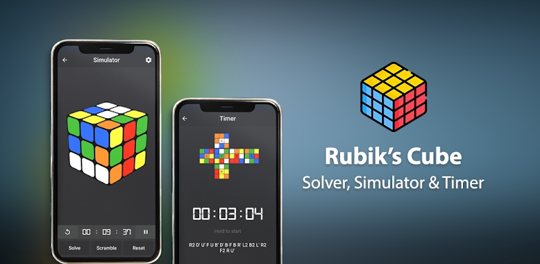 AZ Rubik's cube solver screenshots