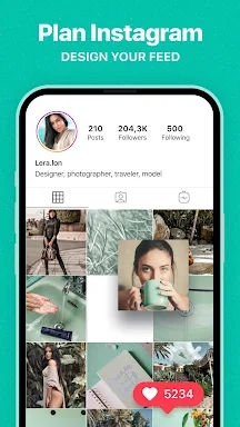 Preview for Instagram Feed screenshots