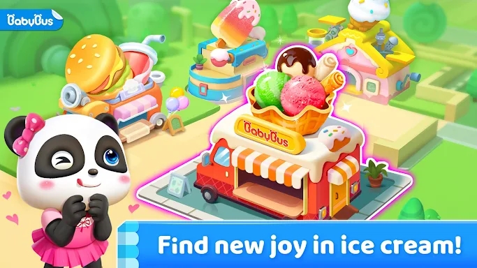 Little Panda's Ice Cream Game screenshots