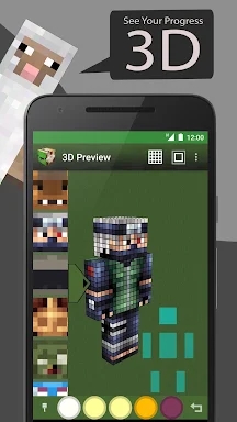 Skin Editor for Minecraft/MCPE screenshots