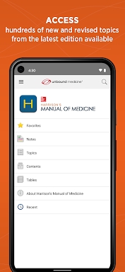 Harrison's Manual of Medicine screenshots