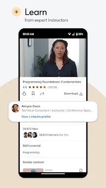 LinkedIn Learning screenshots