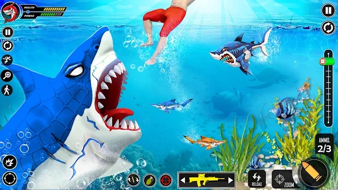 Shark Attack FPS Sniper Game screenshots