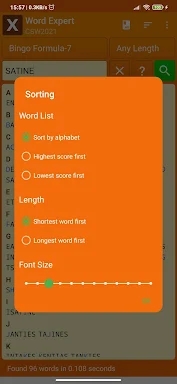 Word Expert (for SCRABBLE) screenshots