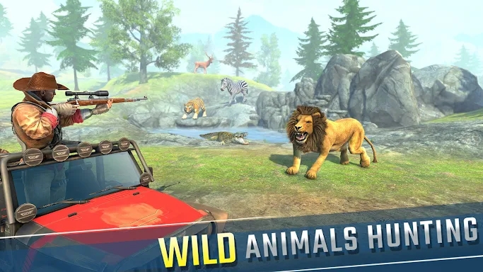 Wild Animal Hunting Games FPS screenshots
