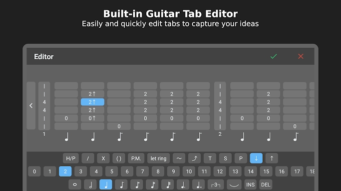 Learn & Create Guitar Tabs screenshots