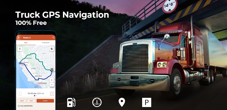 Hammer: Truck GPS & Maps screenshots
